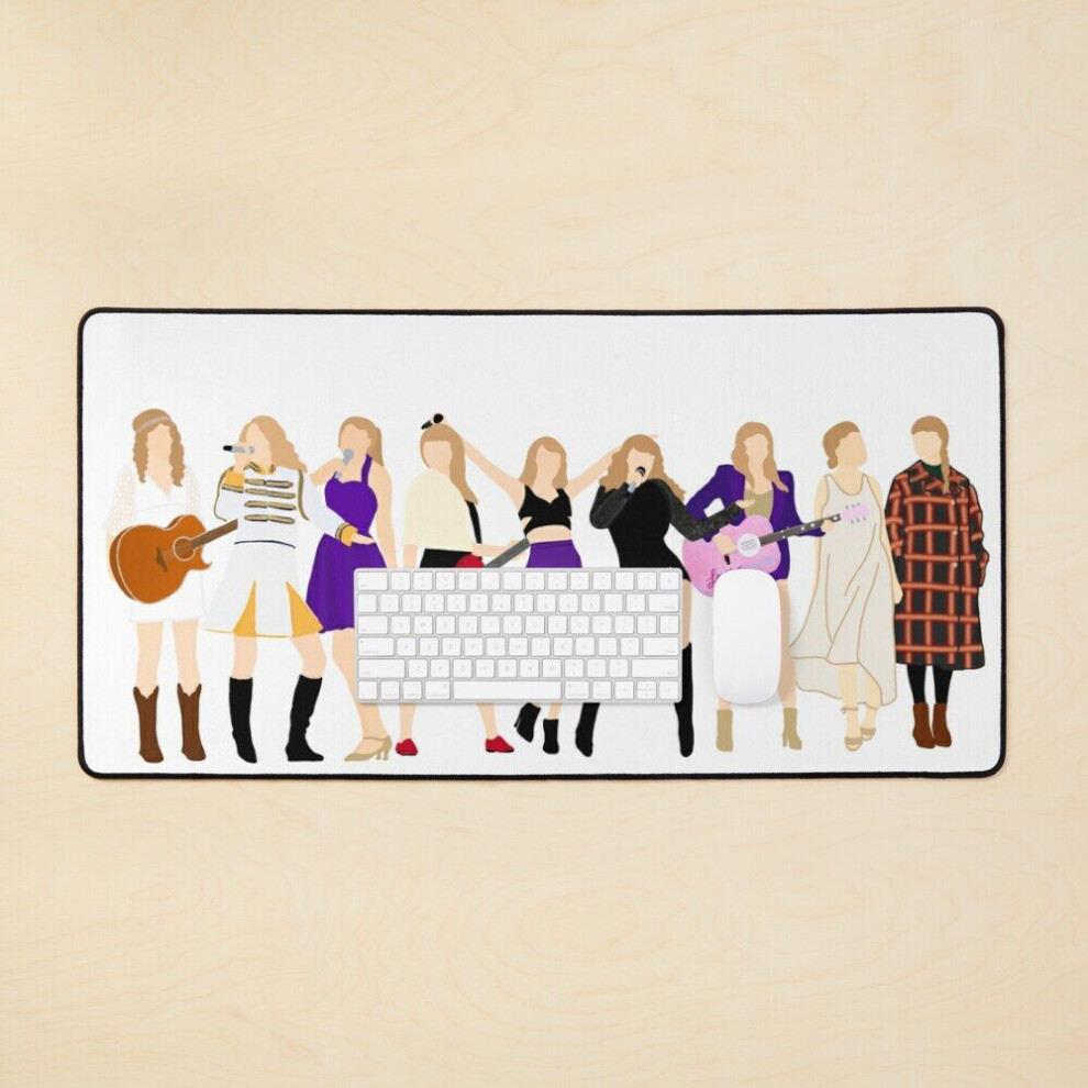 Desk Mat Taylor Swift Tour Eras Large Gaming Mouse Pad 35X16 Inch 7802738386547