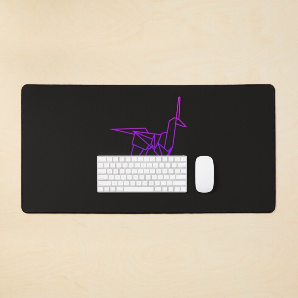 Desk Mat Retro Blade Runner Origami Unicorn Classic Large Gaming Mouse Pad 35X16 Inch 7802738381238