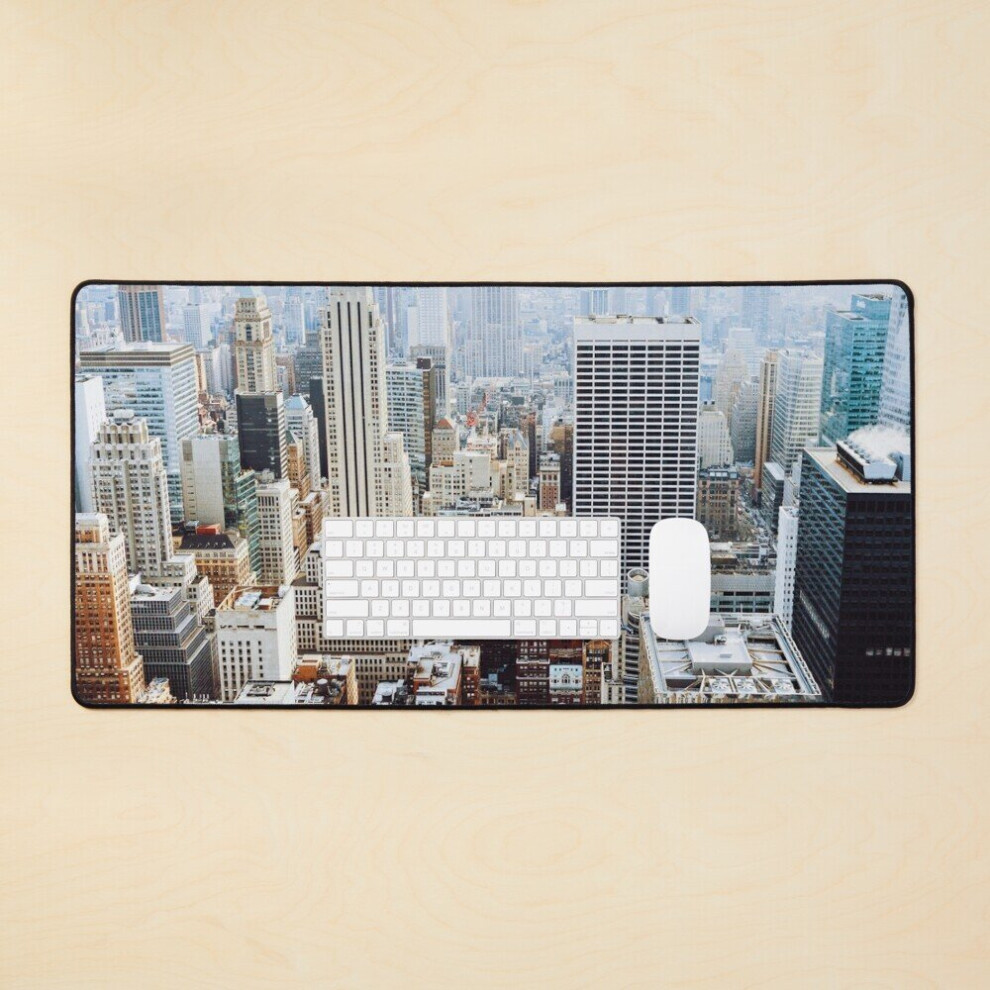 Desk Mat New York City Large Gaming Mouse Pad 35X16 Inch 7802738359046