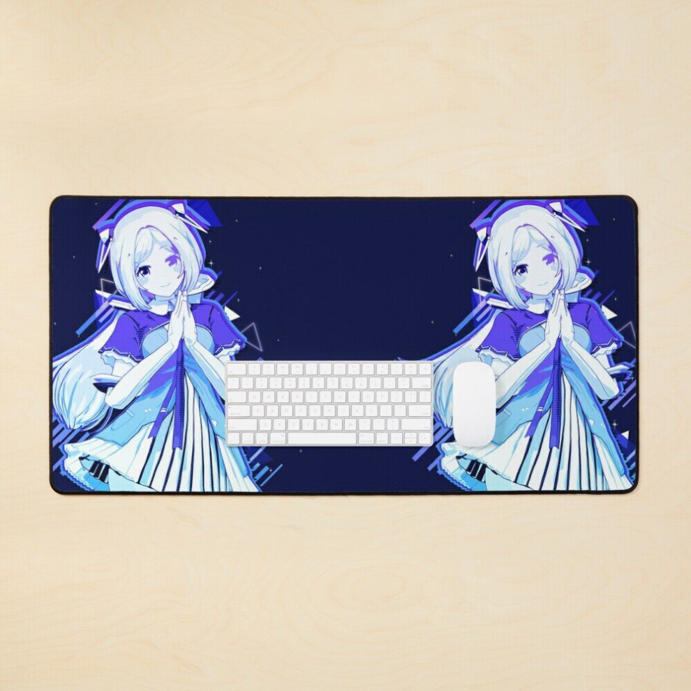Desk Mat Aki Rosenthal Hololive Vtuber Large Gaming Mouse Pad 35X16 Inch 7802738381610