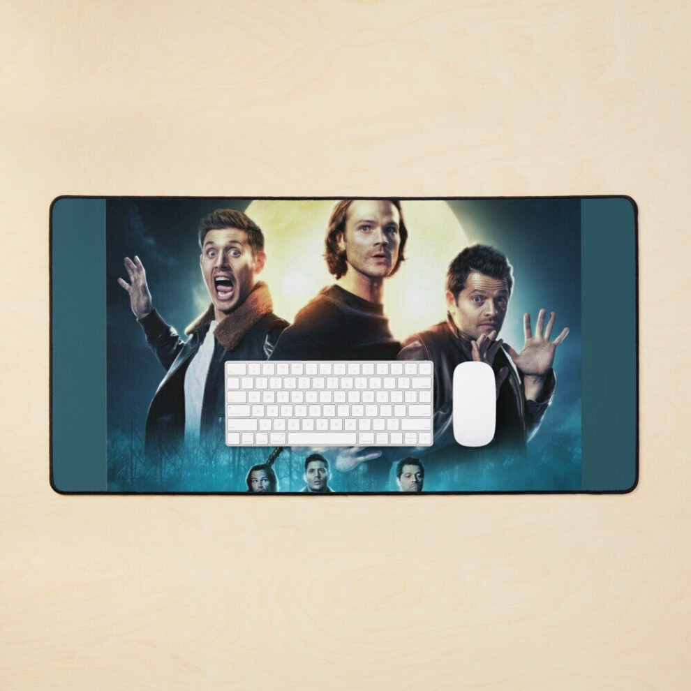 Desk Mat Supernatural Large Gaming Mouse Pad 35X16 Inch 7802738379877
