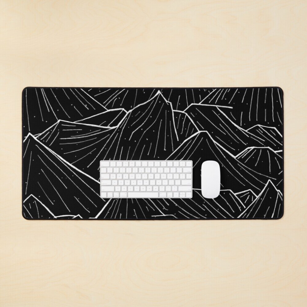 Desk Mat The Mountains Large Gaming Mouse Pad 35X16 Inch Dark 7802738378689