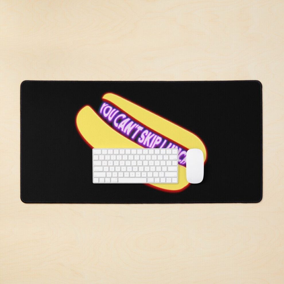 Desk Mat You Can't Skip Lunch Large Gaming Mouse Pad 35X16 Inch 7802738389722