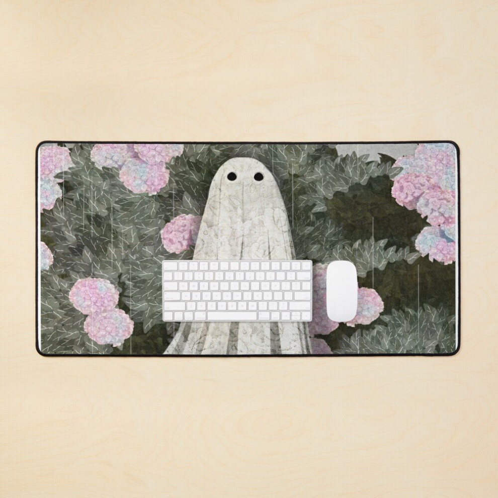 Desk Mat Hydrangeas Large Gaming Mouse Pad 35X16 Inch 7802738357967