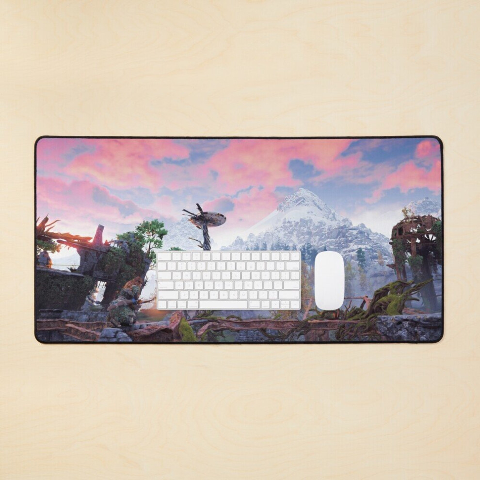 Desk Mat Map Horizon Zero Dawn Large Gaming Mouse Pad 35X16 Inch 7802738396850