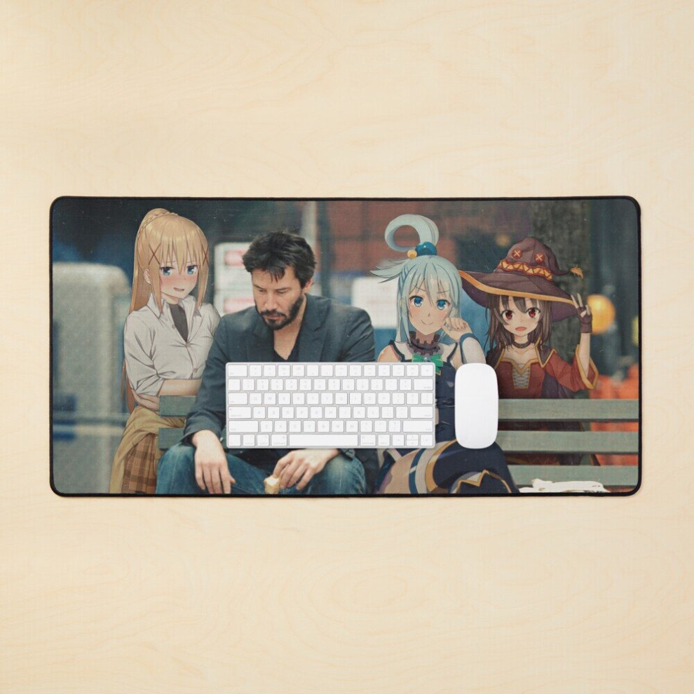 Desk Mat Keanu's Blessing On This Wonderful Park! Large Gaming Mouse Pad 35X16 Inch 7802738403589