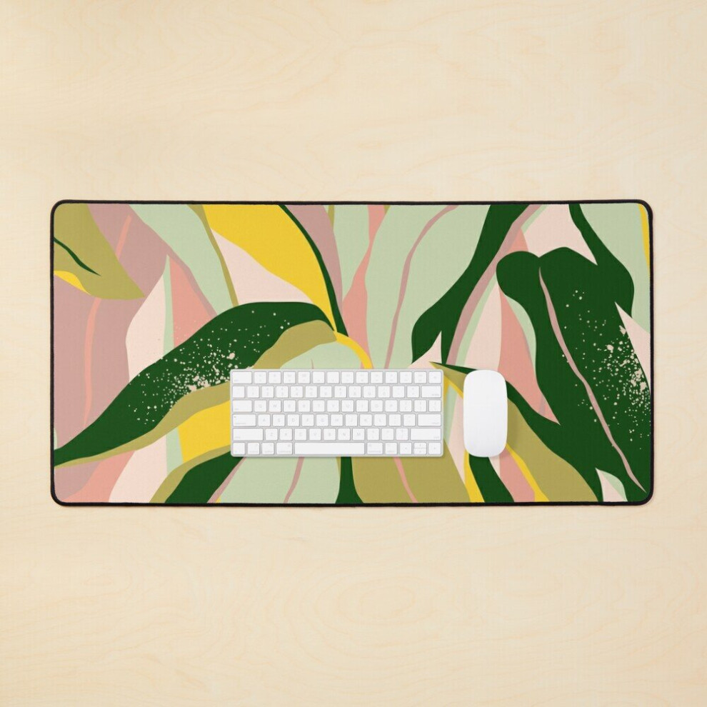 Desk Mat Tropical Matisse Houseplant Large Gaming Mouse Pad 35X16 Inch 7802738334739