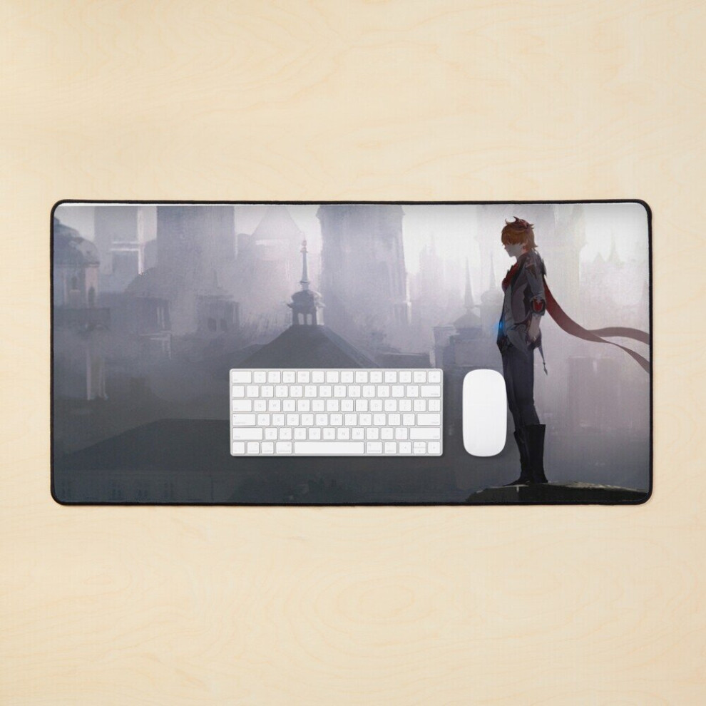Desk Mat Childe - Genshin Impact Large Gaming Mouse Pad 35X16 Inch 7802738322606
