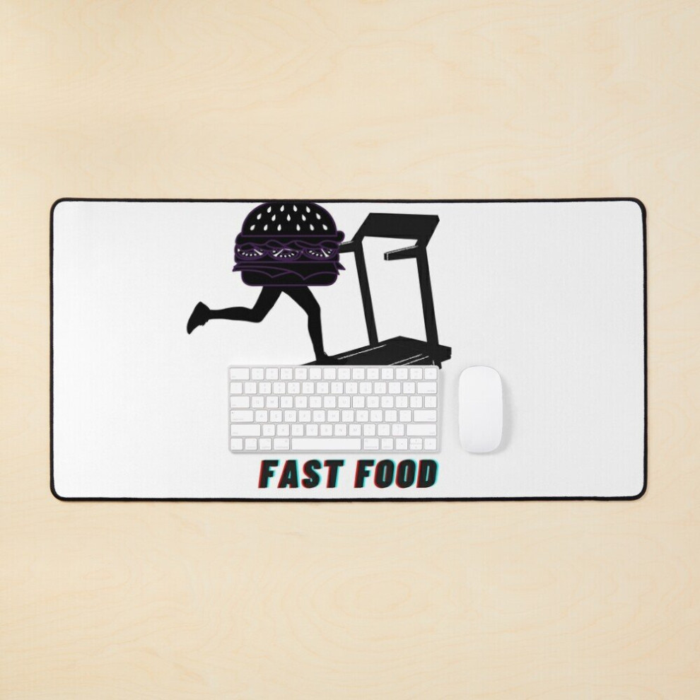 Desk Mat Funny Fast Food Large Gaming Mouse Pad 35X16 Inch 7802738398441