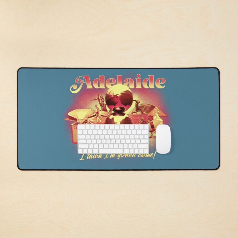 Desk Mat Adelaide - I Think I'm Gonna Come! Large Gaming Mouse Pad 35X16 Inch 7802738370294