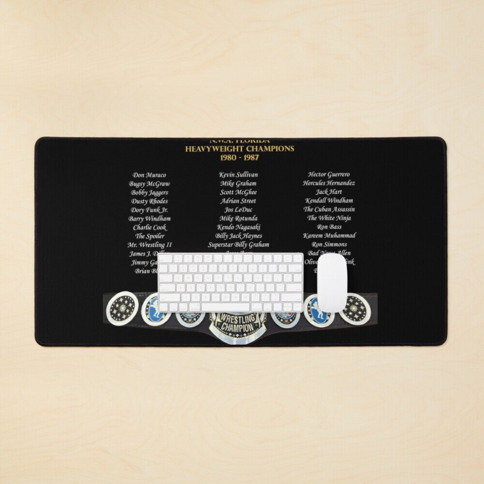Desk Mat Roll Call Of Champions: Nwa Florida Large Gaming Mouse Pad 35X16 Inch 7802738387544