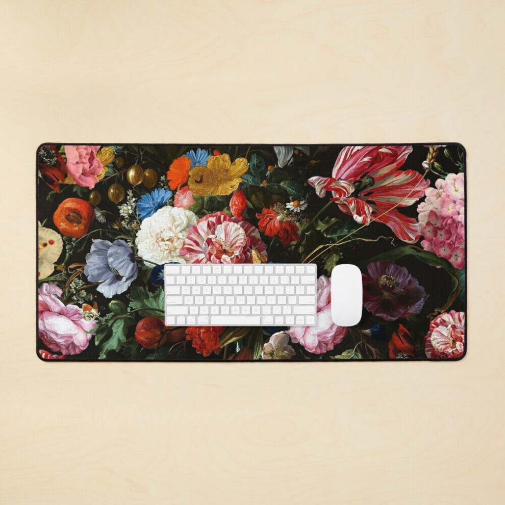 Desk Mat Dutch Midnight Garden Large Gaming Mouse Pad 35X16 Inch 7802738316988