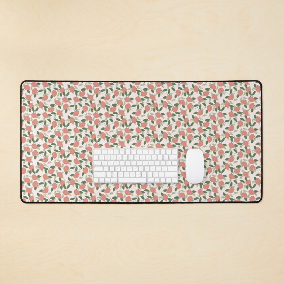 Desk Mat Hydrangeas In Large Gaming Mouse Pad 35X16 Inch Pink 7802738349290
