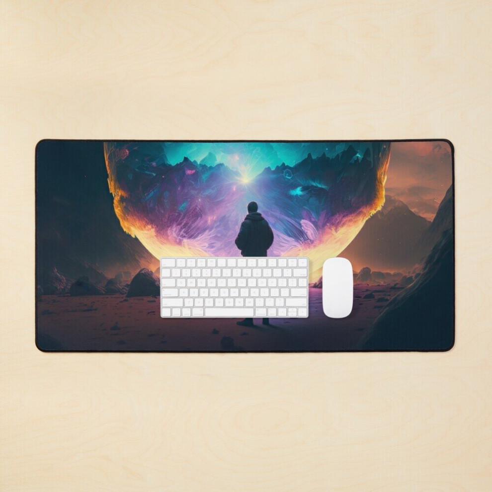 Desk Mat Cosmic Portal Large Gaming Mouse Pad 35X16 Inch 7802738368666