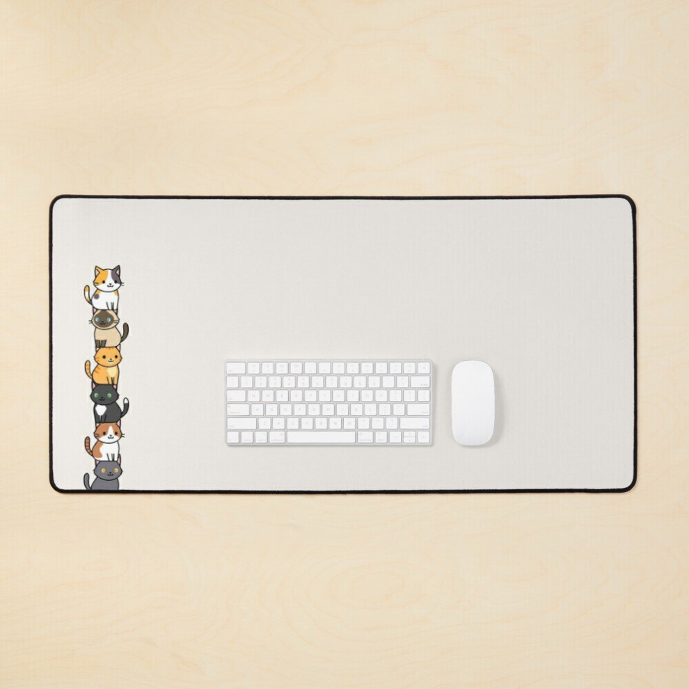 Desk Mat Cats Large Gaming Mouse Pad 35X16 Inch 7802738406757