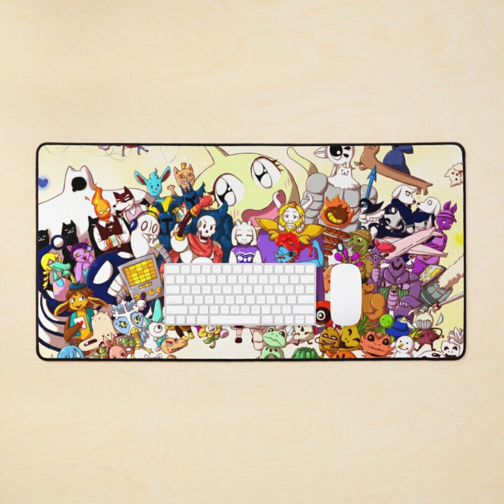 Desk Mat Undertale Video Game Artwork Large Gaming Mouse Pad 35X16 Inch 7802738341669