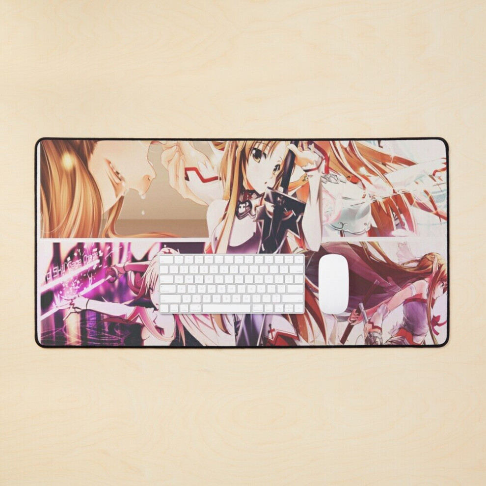 Desk Mat Sword Art Online Asuna Large Gaming Mouse Pad 35X16 Inch 7802738354799
