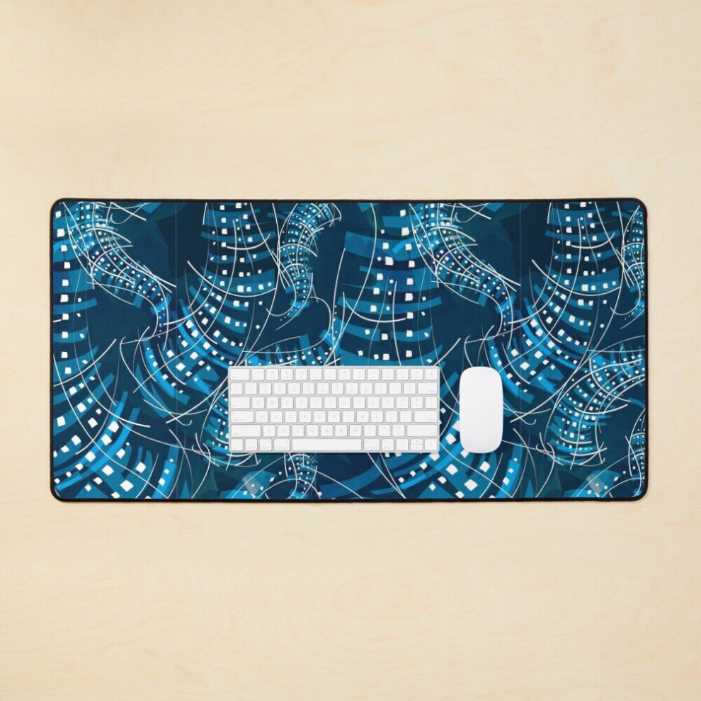 Desk Mat Whale Sharks Large Gaming Mouse Pad 35X16 Inch 7802738355543