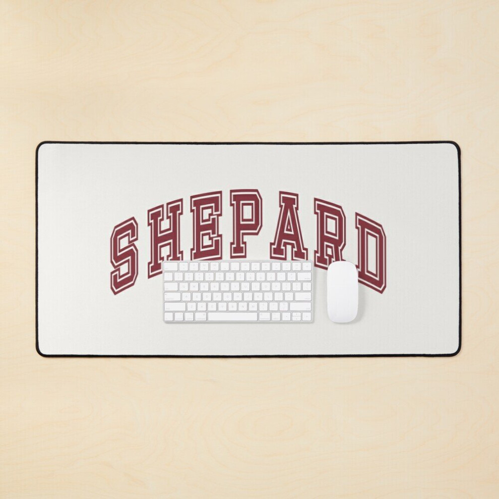 Desk Mat Commander Shepard Collegiate Style Mass Effect Large Gaming Mouse Pad 35X16 Inch 7802738369106