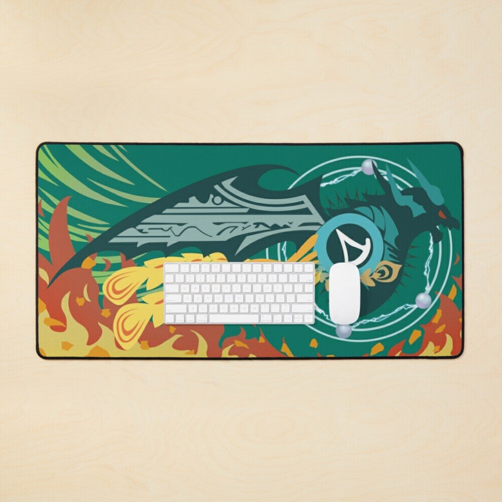 Desk Mat Ffxiv Summoner Job Mat Large Gaming Mouse Pad 35X16 Inch 7802738310382