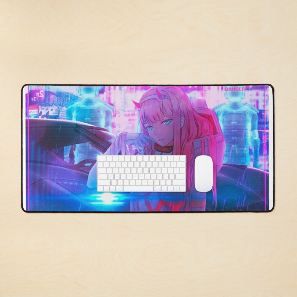 Desk Mat Zero Two - Darling Large Gaming Mouse Pad 35X16 Inch 7802738353631