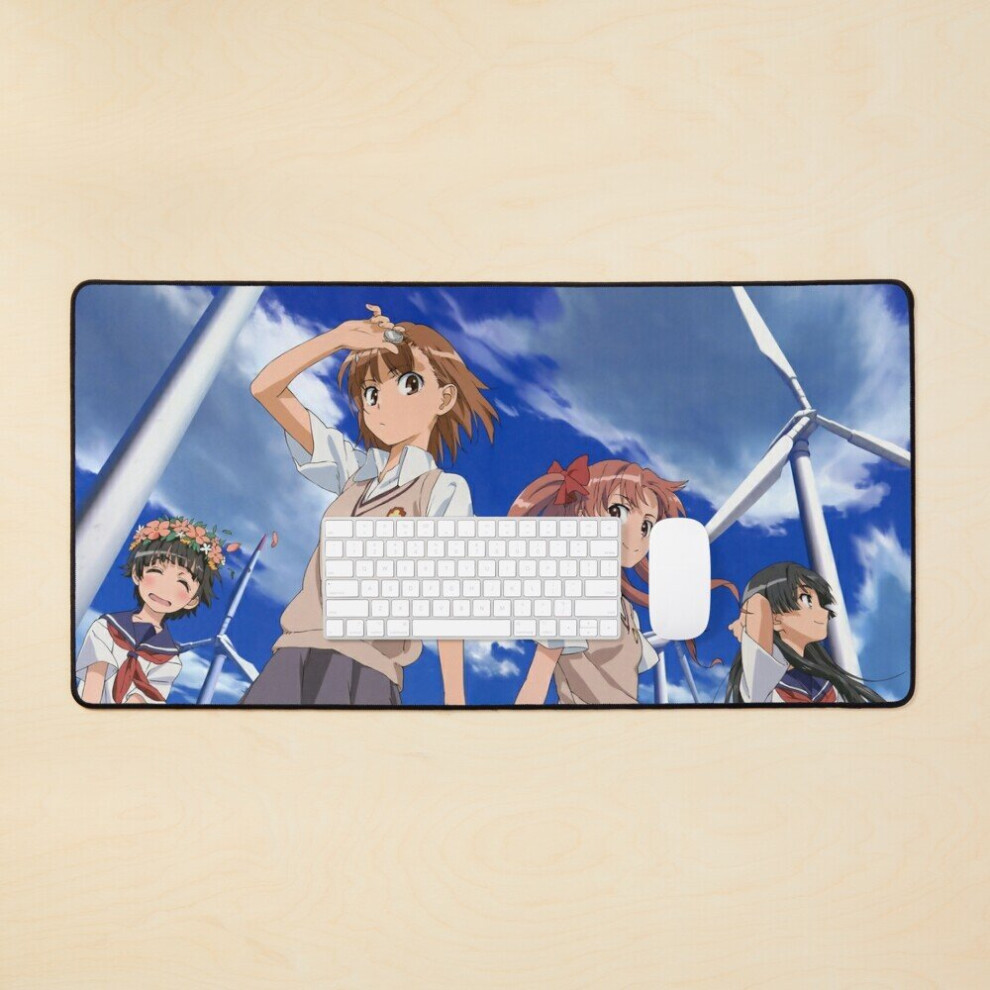 Desk Mat Toaru Kagaku - Group Large Gaming Mouse Pad 35X16 Inch 7802738393637