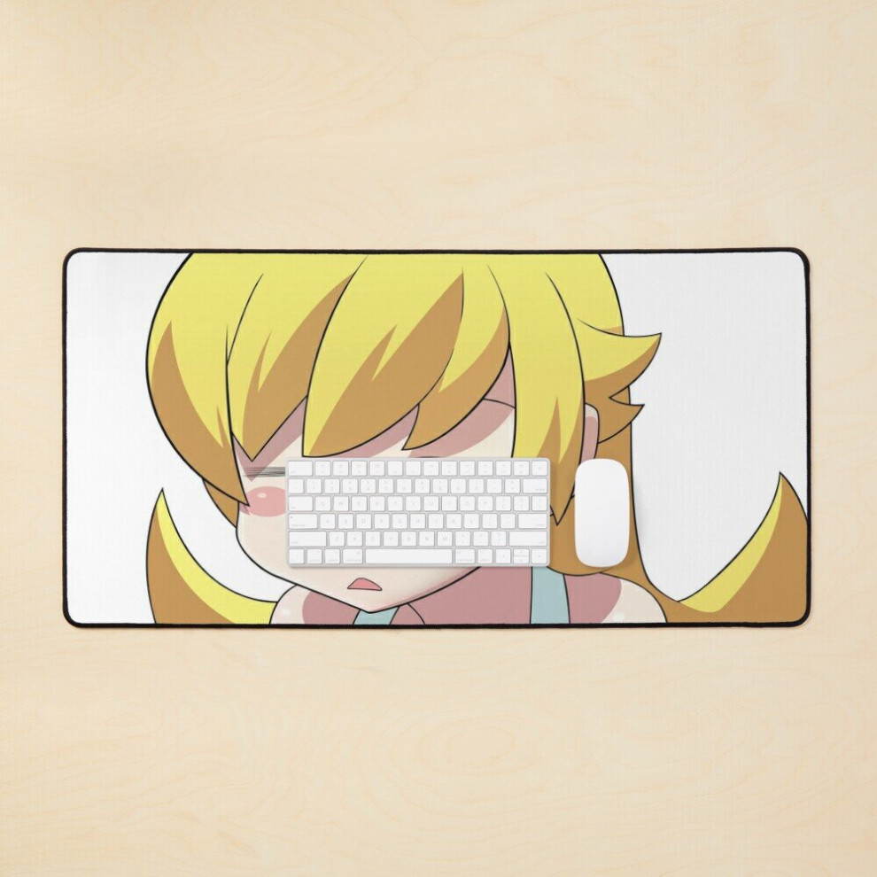 Desk Mat Monogatari Shinobu Oshino Large Gaming Mouse Pad 35X16 Inch 7802738354546