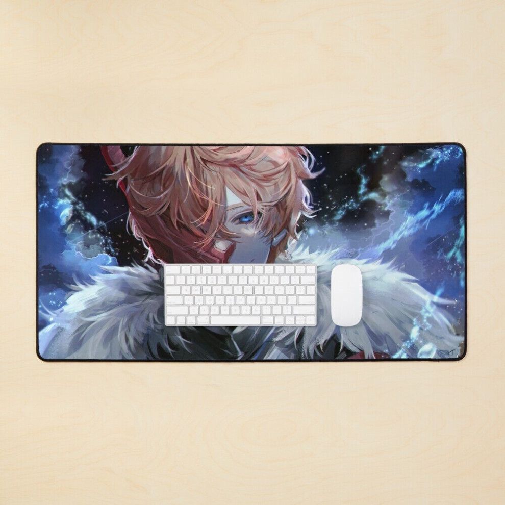 Desk Mat Tartaglia Genshin Impact Large Gaming Mouse Pad 35X16 Inch 7802738344899