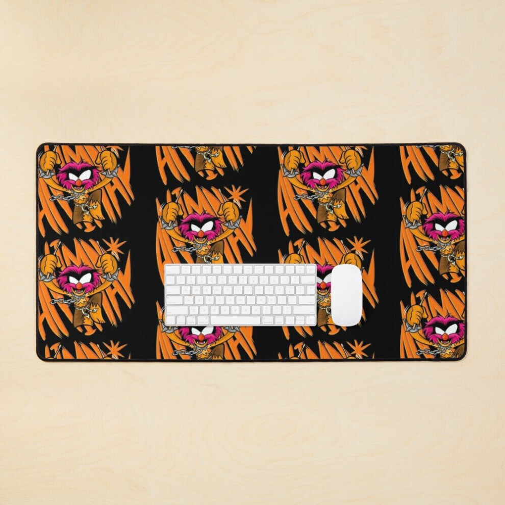 Desk Mat Animal Cutie Muppet Large Gaming Mouse Pad 35X16 Inch 7802738393484