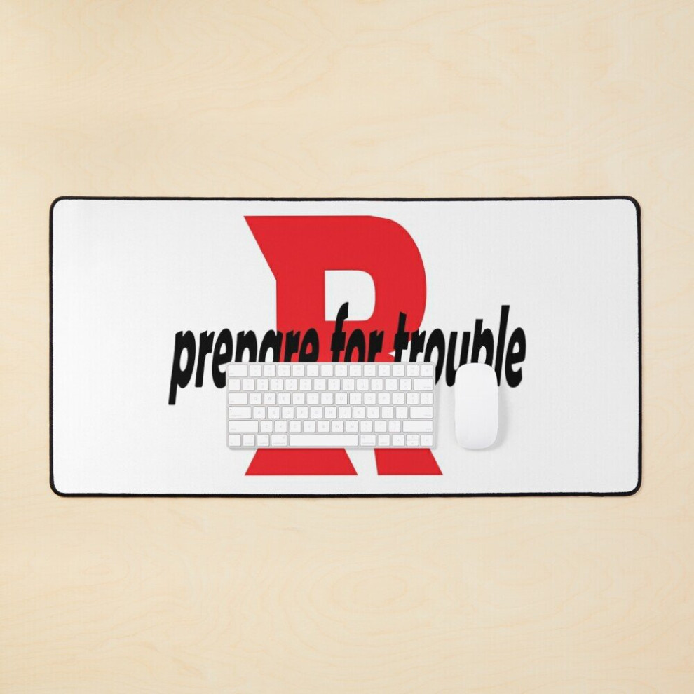 Desk Mat Team Rocket - Prepare For Trouble Large Gaming Mouse Pad 35X16 Inch 7802738355871
