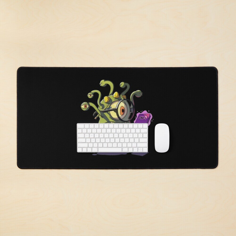 Desk Mat Beholder Playing Dnd Large Gaming Mouse Pad 35X16 Inch 7802738335804