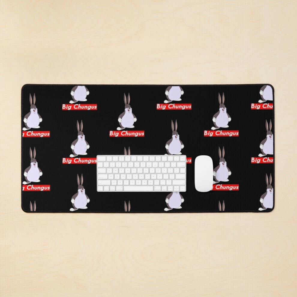 Desk Mat Big Chungus Meme Large Gaming Mouse Pad 35X16 Inch 7802738368314