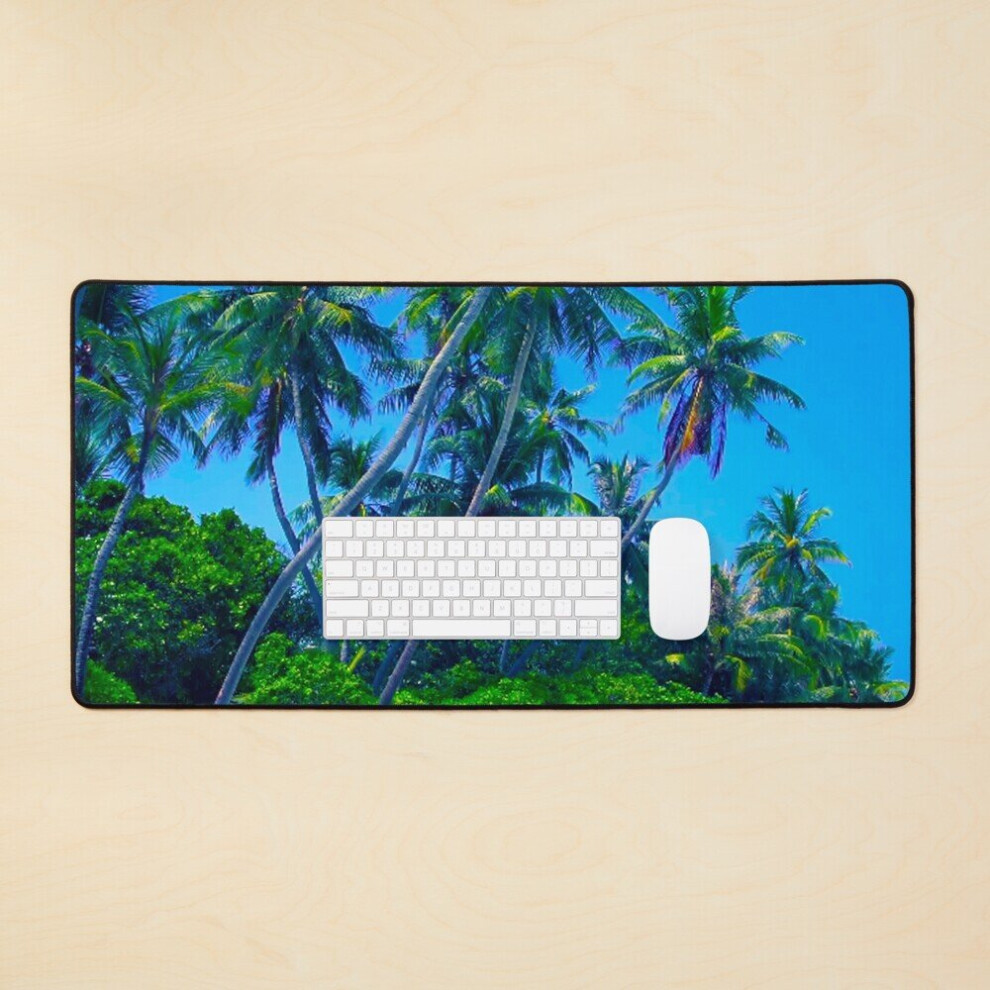 Desk Mat Beautiful Beach View Large Gaming Mouse Pad 35X16 Inch 7802738385038