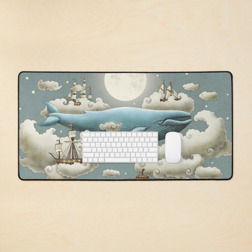 Desk Mat Ocean Meets Sky Large Gaming Mouse Pad 35X16 Inch 7802738347357