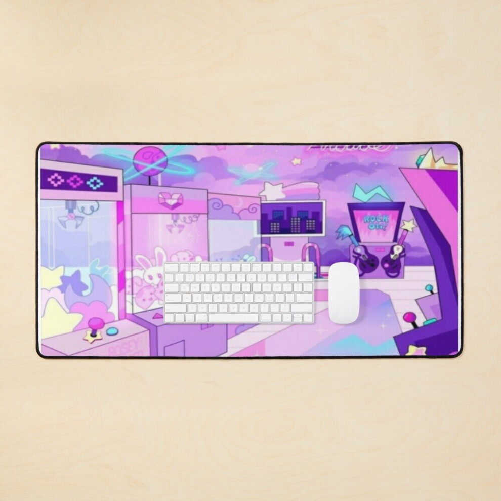 Desk Mat Kawaii Arcade Large Gaming Mouse Pad 35X16 Inch 7802738380200