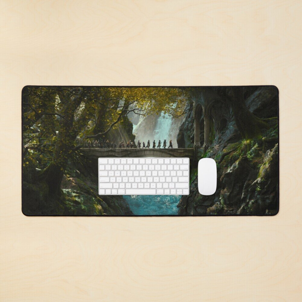 Desk Mat Bridge Large Gaming Mouse Pad 35X16 Inch 7802738310726