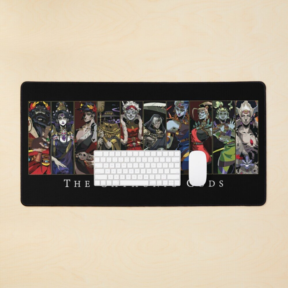 Desk Mat Hades (Game) - The Chthonic Gods Large Gaming Mouse Pad 35X16 Inch 7802738314014