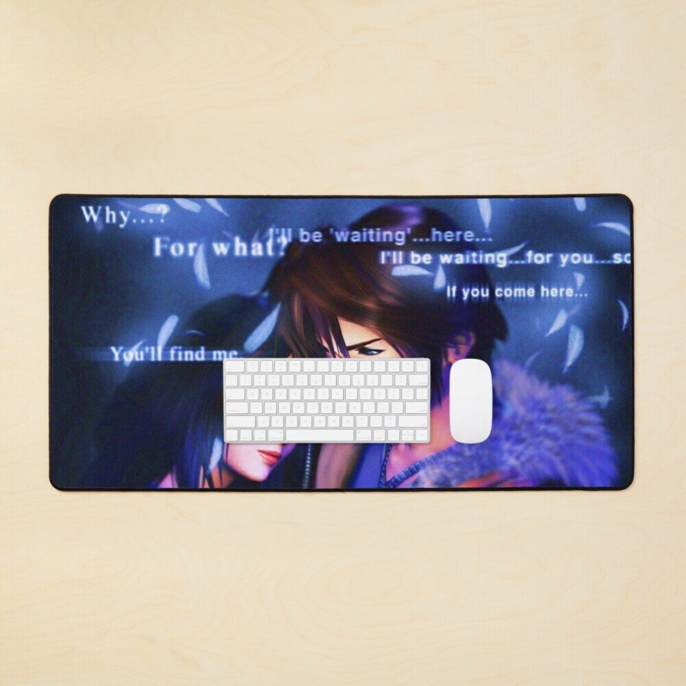 Desk Mat Final Fantasy Viii - Eyes On Me Large Gaming Mouse Pad 35X16 Inch 7802738403145