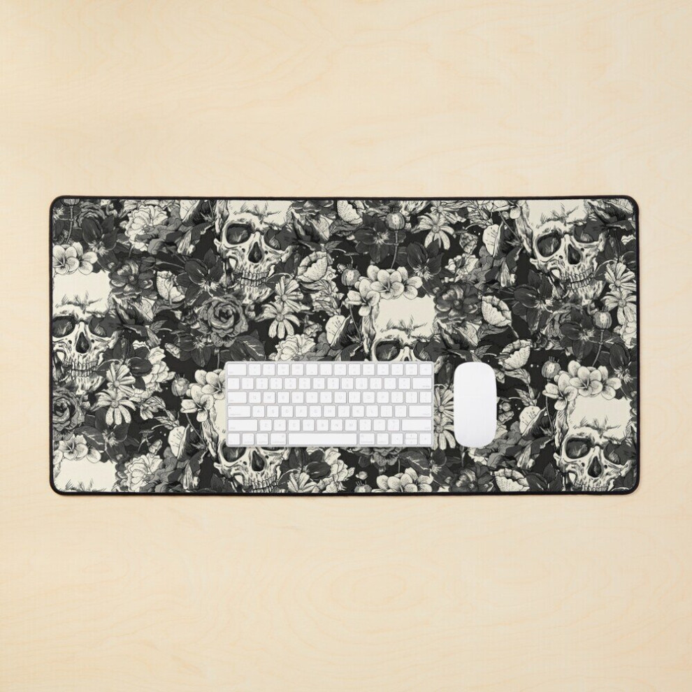 Desk Mat Skulls Large Gaming Mouse Pad 35X16 Inch 7802738372595