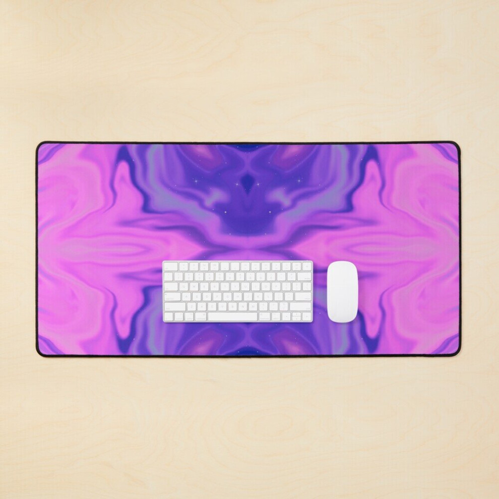 Desk Mat Psychedelic Space Large Gaming Mouse Pad 35X16 Inch 7802738399554