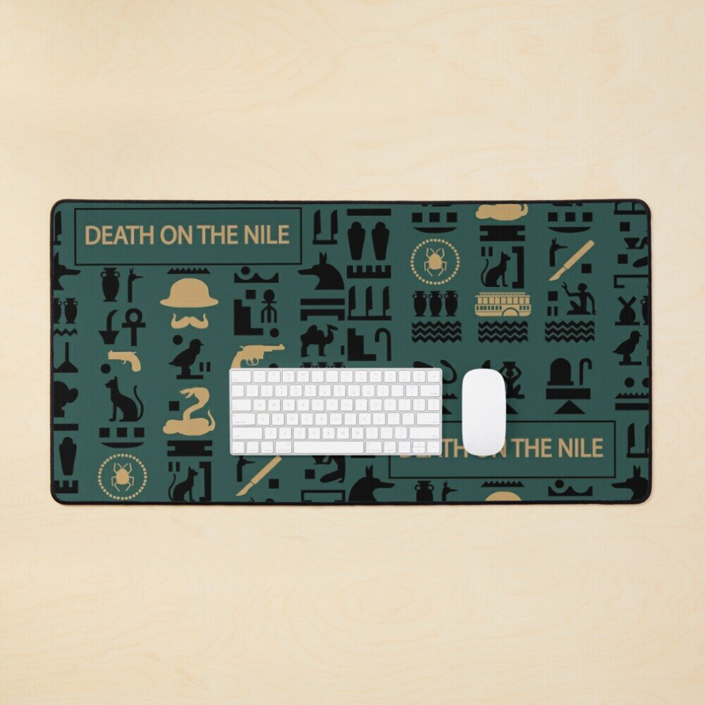 Desk Mat The Death On The Nile Large Gaming Mouse Pad 35X16 Inch 7802738339604
