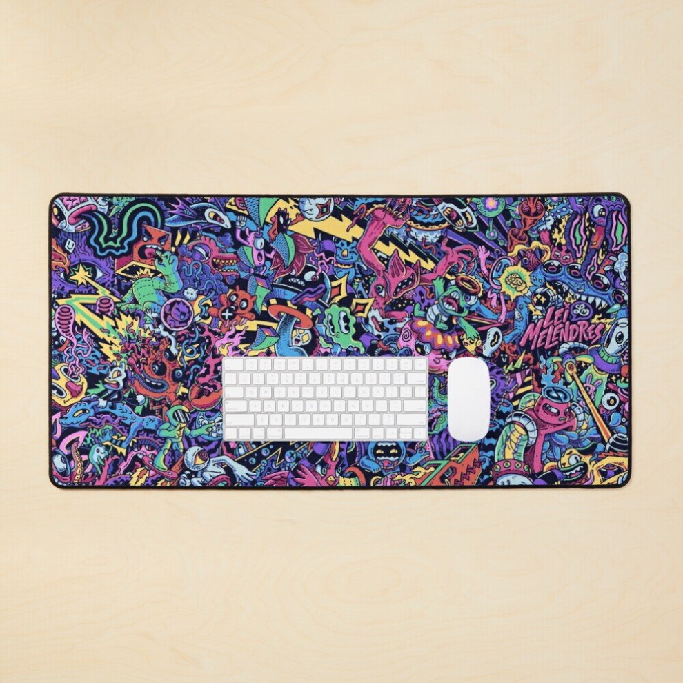 Desk Mat Explode By Lei Melendes Large Gaming Mouse Pad 35X16 Inch 7802738320145