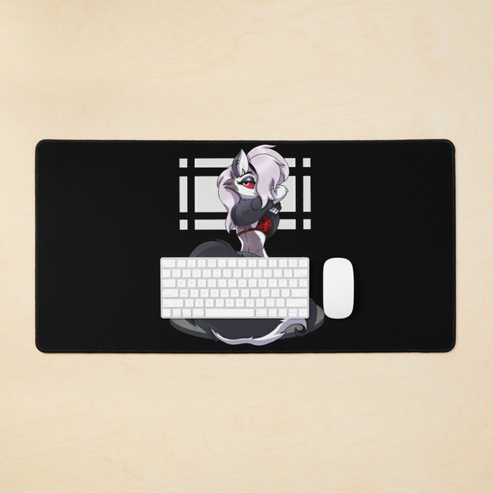 Desk Mat Loona Helluva Boss Large Gaming Mouse Pad 35X16 Inch 7802738357936