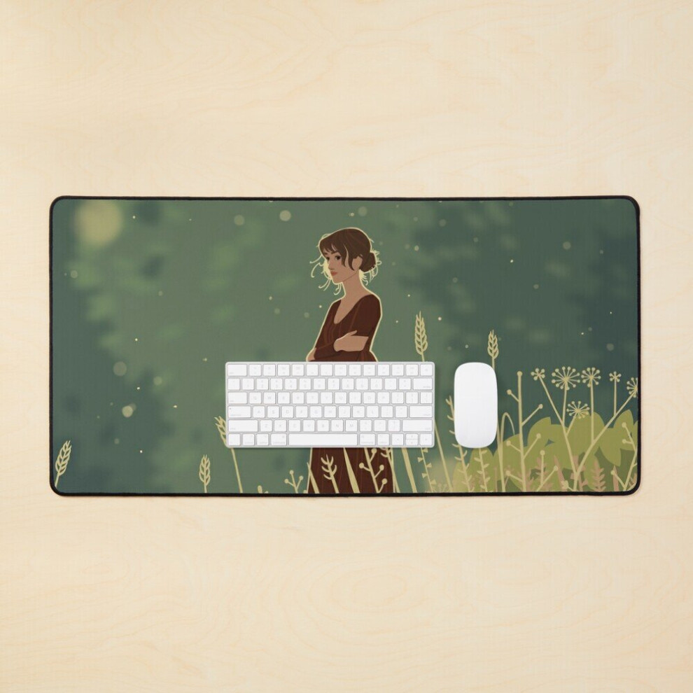Desk Mat Pride And Prejudice Lizzie Bennet Large Gaming Mouse Pad 35X16 Inch 7802738374322