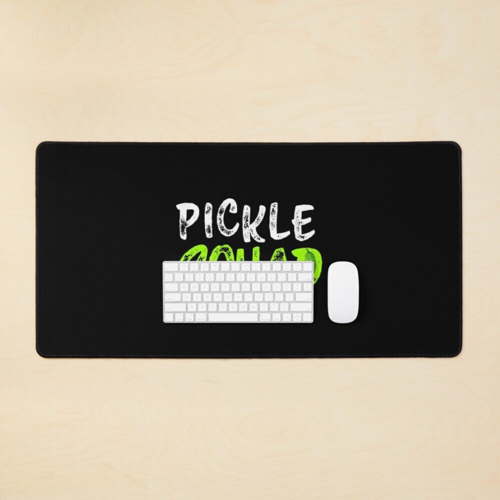 Desk Mat Pickle Squad Cucumbers Gherkin Large Gaming Mouse Pad 35X16 Inch 7802738385151