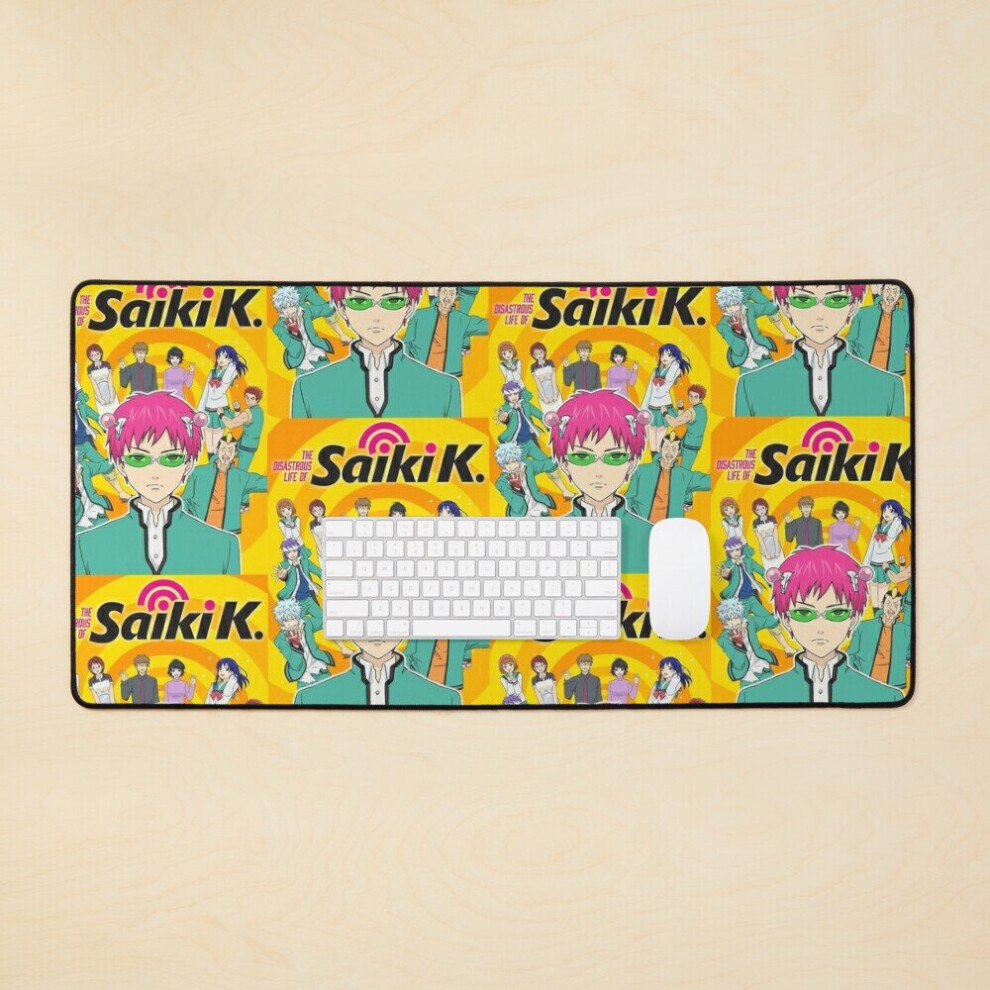 Desk Mat The Disastrous Life Of Saiki K Cover Large Gaming Mouse Pad 35X16 Inch 7802738405675