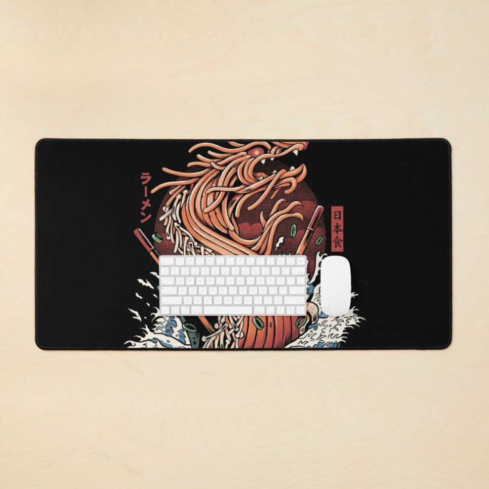 Desk Mat Ramen Dragon Large Gaming Mouse Pad 35X16 Inch 7802738348439