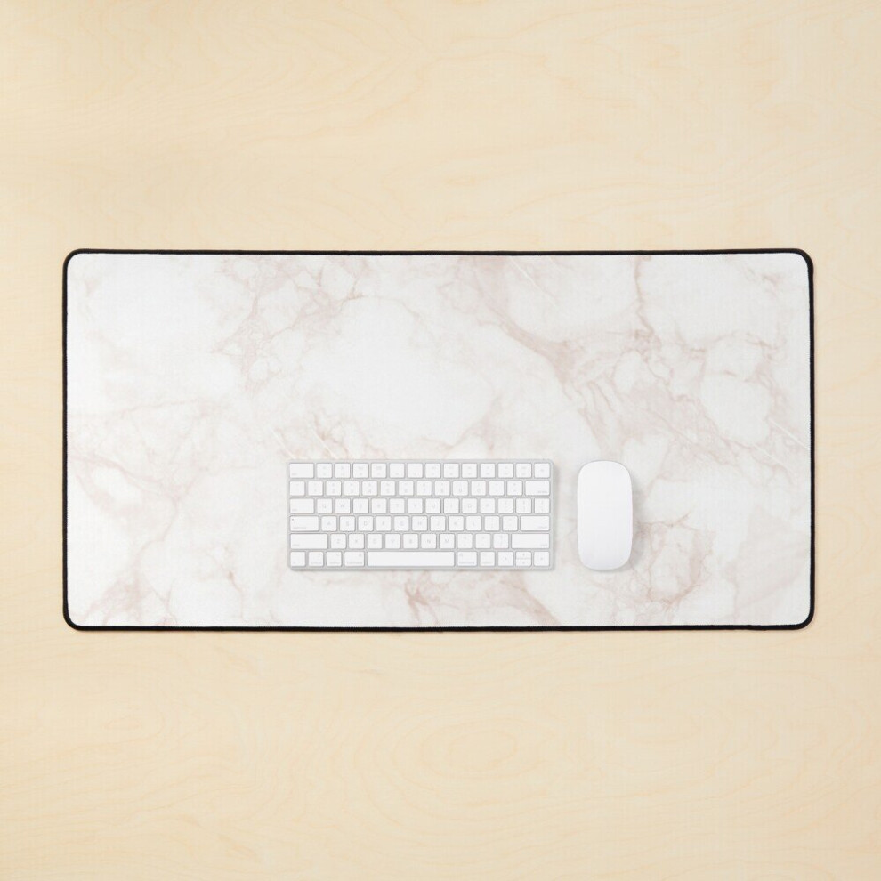 Desk Mat Marble Large Gaming Mouse Pad 35X16 Inch Brown 7802738363081