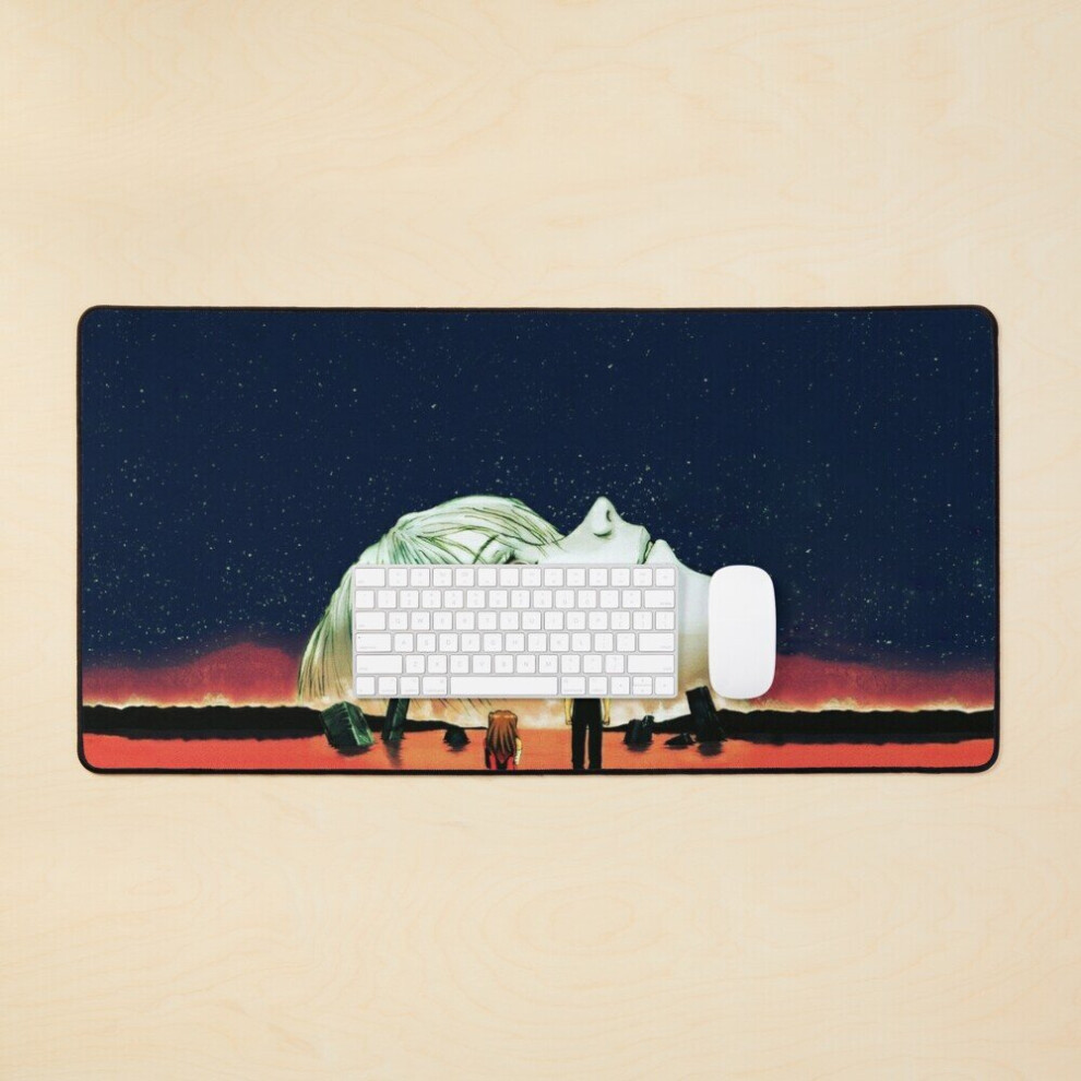 Desk Mat The End Of Genesis Large Gaming Mouse Pad 35X16 Inch 7802738382334