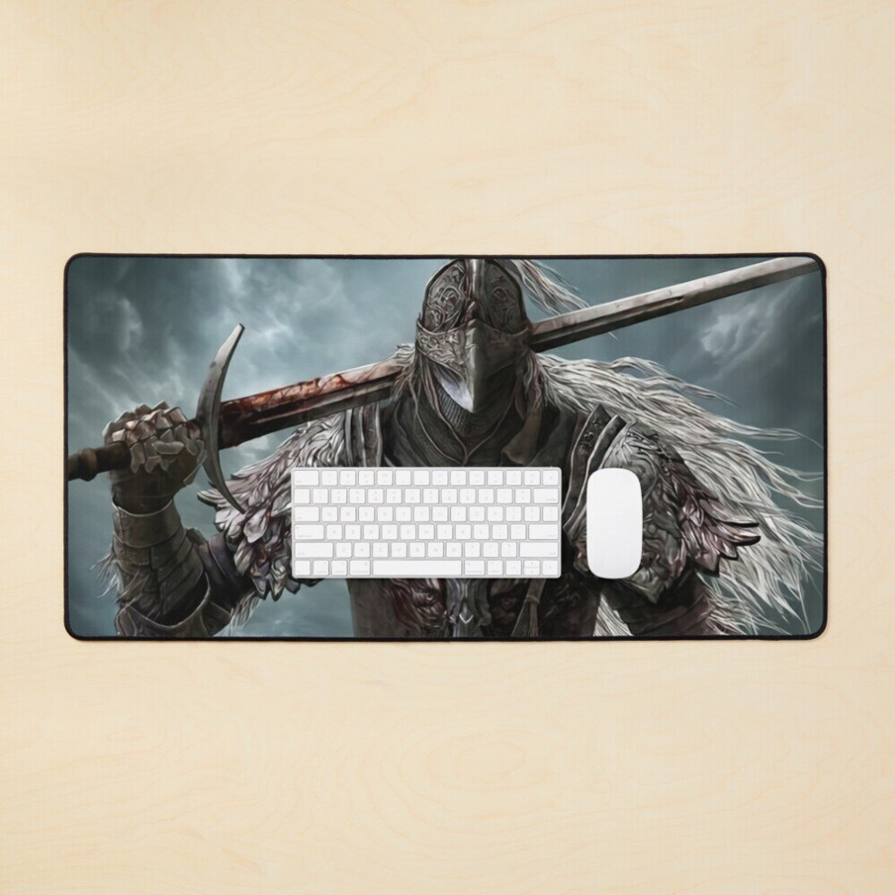 Desk Mat Warior Elden Ring Large Gaming Mouse Pad 35x16 inch